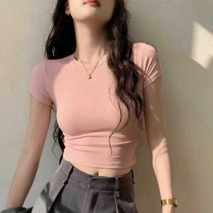 áo nữ trơn ôm body