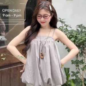 Áo bí phồng babydoll thiết kế 2