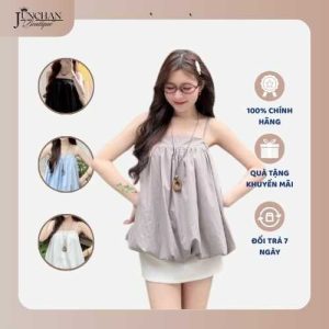 Áo bí phồng babydoll thiết kế 2