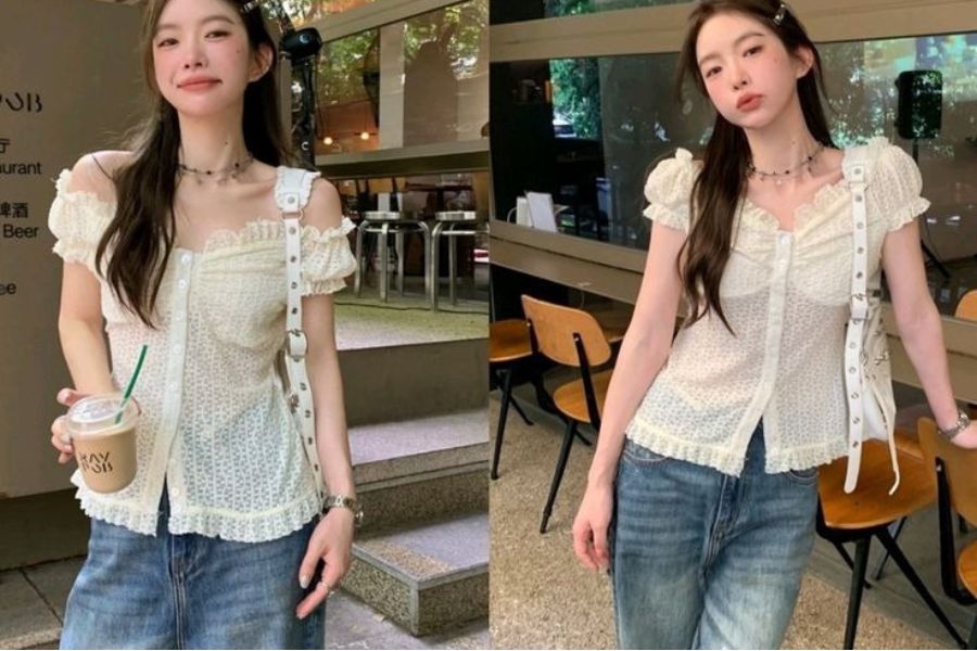 cách phối đồ nữ đi chơi với quần jean