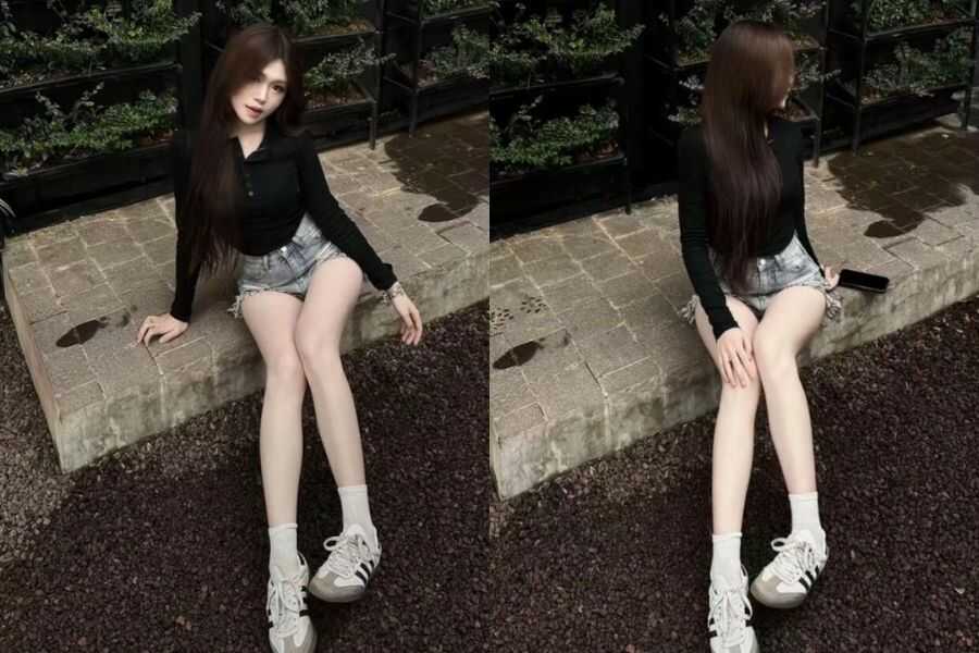 Phối đồ đi biển với quần short