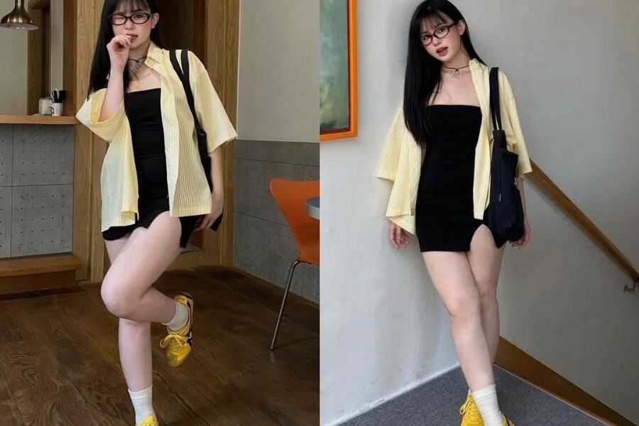 cách phối đồ đi chơi cho nữ mập