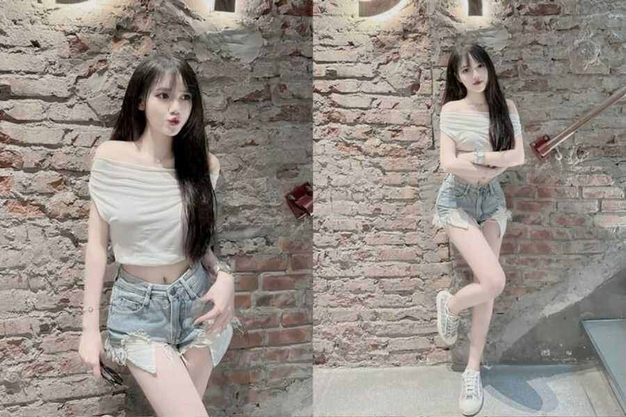 Phối đồ đi biển với quần short