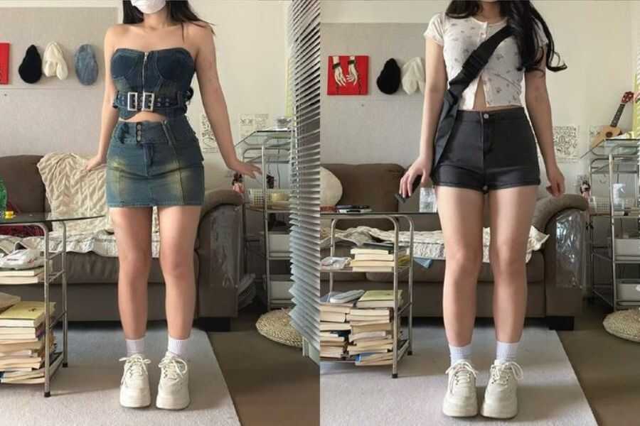 cách phối đồ đi chơi cho nữ mập