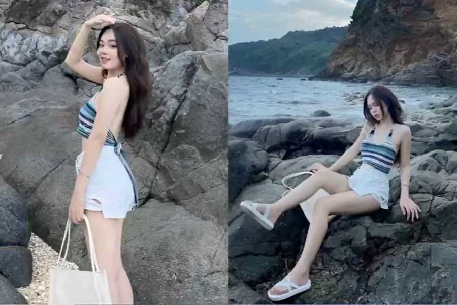 phối đồ đi biển nữ