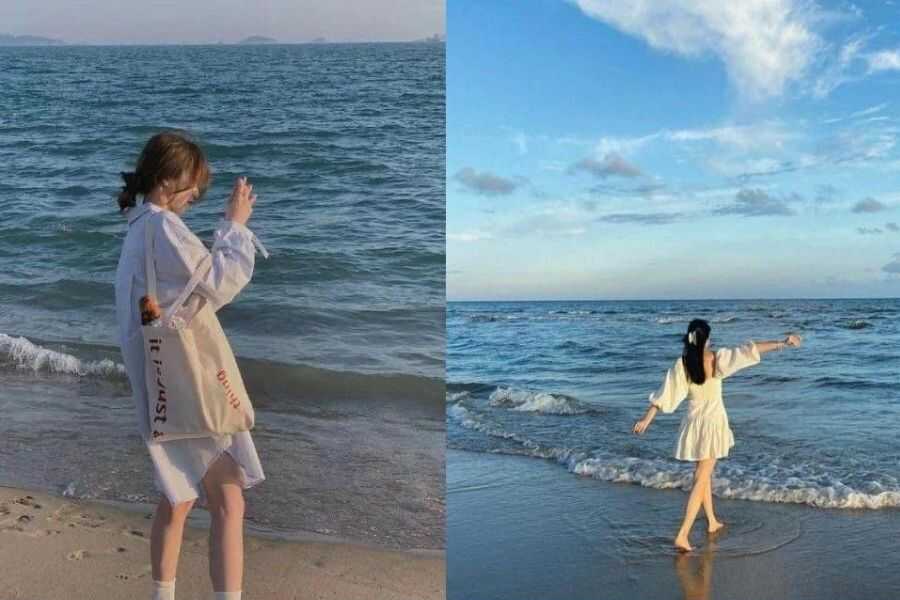 mix đồ trang phục đi biển