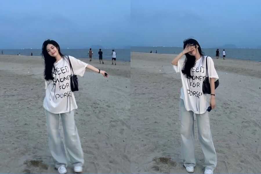 phối đồ đi biển nữ