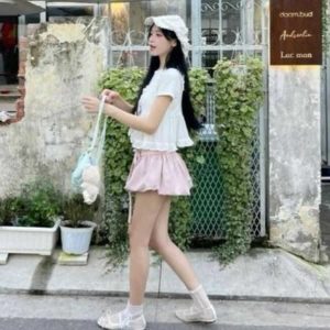 phối đồ style hàn quốc nữ mùa hè